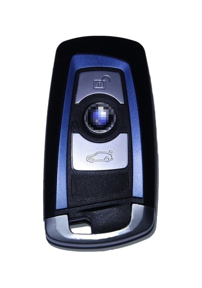 Bmw F10 F30 Uyumlu 3 Buton Kumanda Kabı Mavi