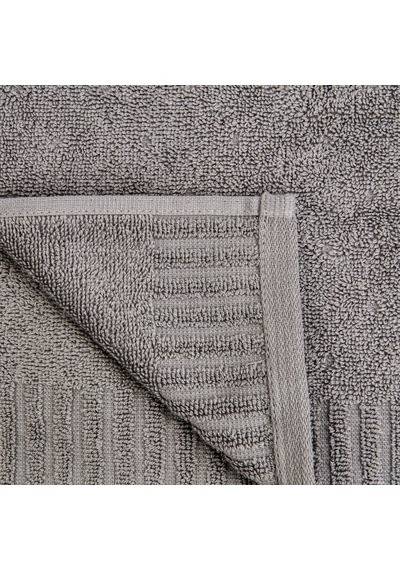 Soft Patte Ayak Havlusu - Gri - 50x70 Cm Renkli