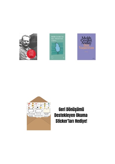 Melih Cevdet Anday - Bütün Şiirleri Ciltli + Everest Açıkhava 3 - Mikado Nun Çöpleri + Şiir Yaşantısı - Şiir Yazıları + Okuma Sticker'ları