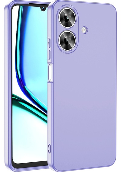 Realme Note 60 Kılıf Tchs Mara Lansman Kapak - Lila Lila