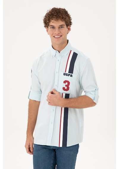 U.s. Polo Assn. Erkek Açık Mavi Gömlek Desenli 50293490-vr003 Açık Mavi U.s. Polo Assn. Erkek Açık Mavi Gömlek Desenli 50293490-vr003 Açık Mavi