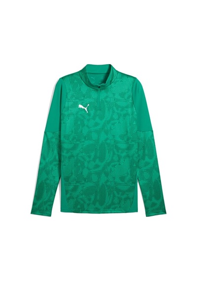 Puma Teamcup Traınıng 1/4 Zıp Top Erkek Futbol Uzun Kollu Antrenman Üstü 65916405 Yeşil