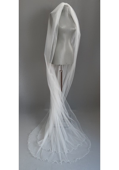 Suzanna Moda Hayal Tül Duvak 2.20cm Boyu Uzun Çift Kat 1.50cm Eni
