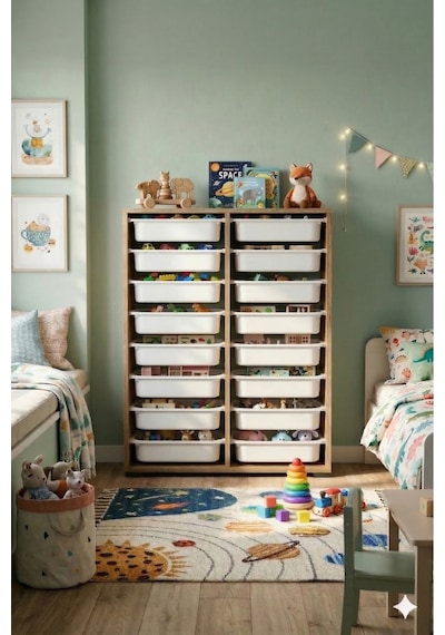 16 Adet Orta Boy Çekmeceli 110 Cm Atlantik Çam Çocuk Odası Oyuncak Dolabı Ve Çok Amaçlı Saklama Ünitesi - Depolayıcı Düzenleyici Organizer Ahşap 16 Adet Orta Boy Çekmeceli 110 Cm Atlantik Çam Çocuk Odası Oyuncak Dolabı Ve Çok Amaçlı Saklama Ünitesi - Depolayıcı Düzenleyici Organizer Ahşap
