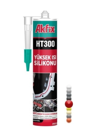 Yüksek Isı Silikonu - 280 Ml Kırmızı 250 C Dayanıklılığı İle