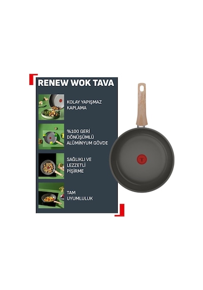 Renew Wok Tava - 28 Cm Genel