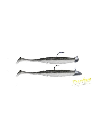 Rapture Power Shad Black Silver 10 Cm Lrf Spin Silikon Yem
