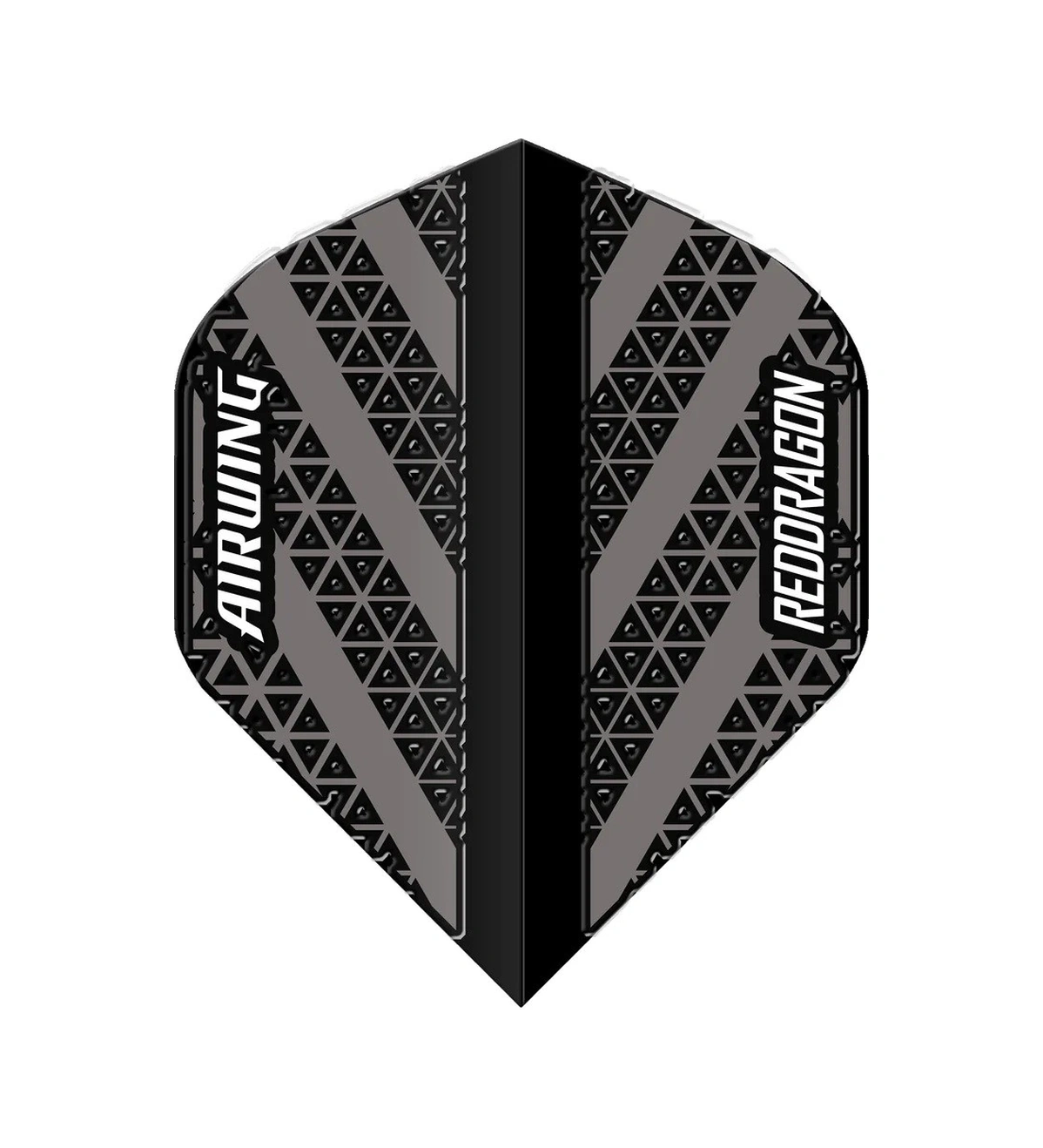 Red Dragon Airwing Moulded Black&grey Standart Dart Flight