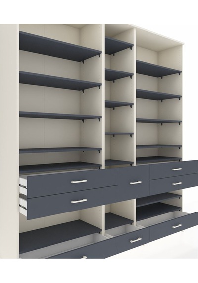 Hyperion Dolap 19 Raflı 8 Çekmeceli 220x44x243 Aytaşı-antrasit/antrasit Antrasıt/antrasıt Hyperion Dolap 19 Raflı 8 Çekmeceli 220x44x243 Aytaşı-antrasit/antrasit Antrasıt/antrasıt