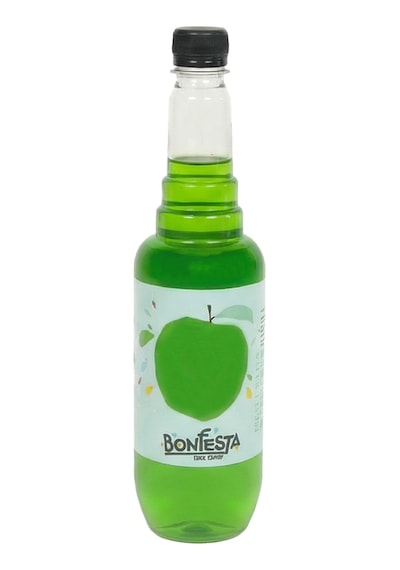 Bonfesta Yeşil Elma Aromalı Kahve ve Kokteyl Şurubu 750 ML
