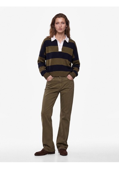 Koton Regular Fit Uzun Kollu Polo Yaka Çizgili Triko Kazak Lacivert Çizgili 7wak90321ht Koton Regular Fit Uzun Kollu Polo Yaka Çizgili Triko Kazak Lacivert Çizgili 7wak90321ht