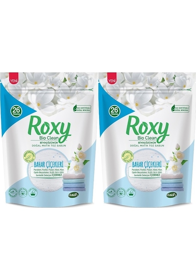 Dalan Roxy Bio Clean Matik Sabun Tozu 800GR Bahar Çiçekleri (2 Li
