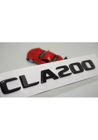 CLA 200 Bagaj Parlak Siyah ABS 3M 3D Yazı Logo