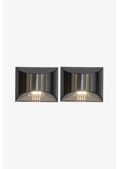 Jotex Wally Solar Duvar Lambası 2 Li Set 10 Lm, Warmweiß, Led Işık, 8x10x5 Cm, Enerji Tasarruflu Dekoratif Aydınlatma Gümüş Jotex Wally Solar Duvar Lambası 2 Li Set 10 Lm, Warmweiß, Led Işık, 8x10x5 Cm, Enerji Tasarruflu Dekoratif Aydınlatma Gümüş