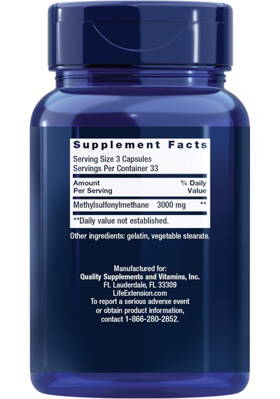 Life Extension Msm 1000mg - 100 Kapsül