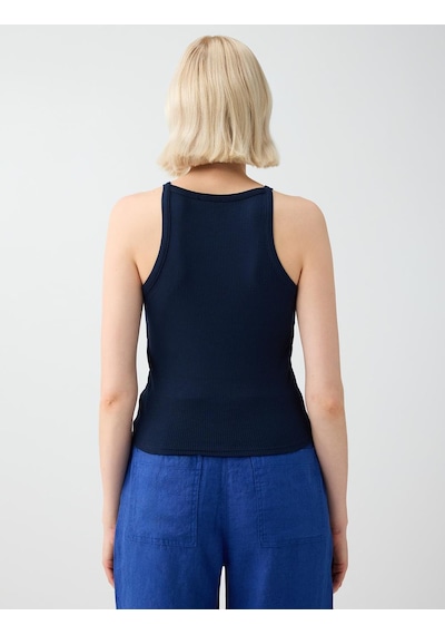 Jimmy Key Lacivert Dar Kesim Kolsuz Halter Yaka Basic Örme Atlet 6sw017829494