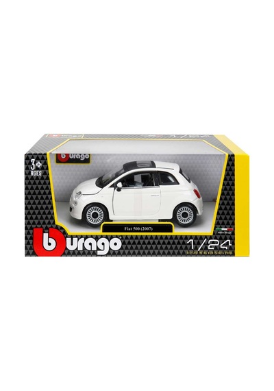 22106 Burago 1:24 Fiat 500 2007 Model Araba