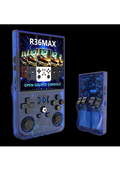 Konsol Plus R36s Max Retro El Oyun Konsolu 4.0'' Ips Ekranlı 18.000 Oyunlu - Mavi