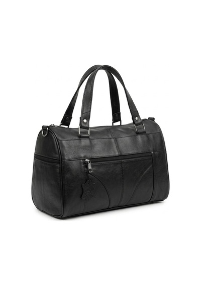 Levano Leather Kadın %100 Hakiki Deri Siyah Çok Gözlü Çapraz Ve Omuz Çantası 32x22 Cm Siyah
