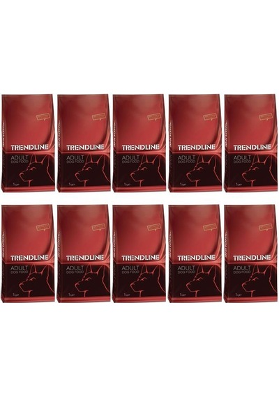 Trendline Dog Kuzu Etli Yetişkin Köpek Maması 10 x 1 KG