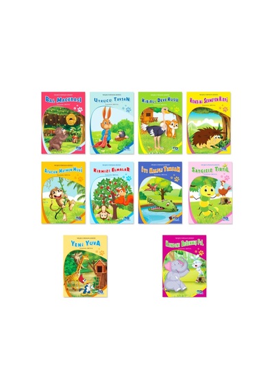 1. Ve 2. Sınıflar Için Neşeli Orman Maceraları 10 Kitap