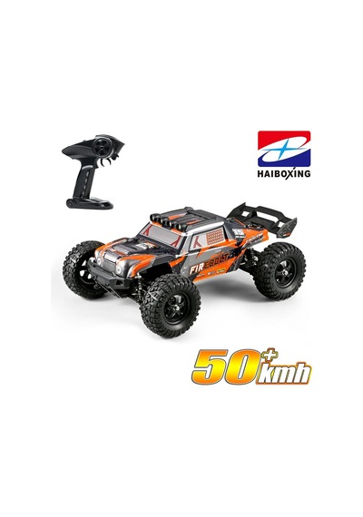 Haıboxıng Rc 1/12 901 Firebolt 50+ Km/h Sürat 4x4 Uzaktan Kumandalı Rc Model Araba Rtr Elektrikli 4wd Offroad Truck Turuncu