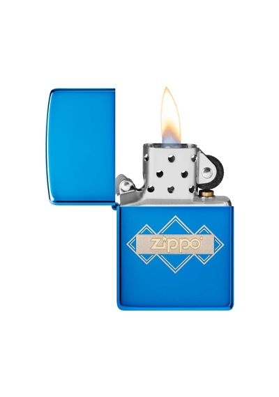 Zippo Safir Prizma Dizayn Çakmak Mavi