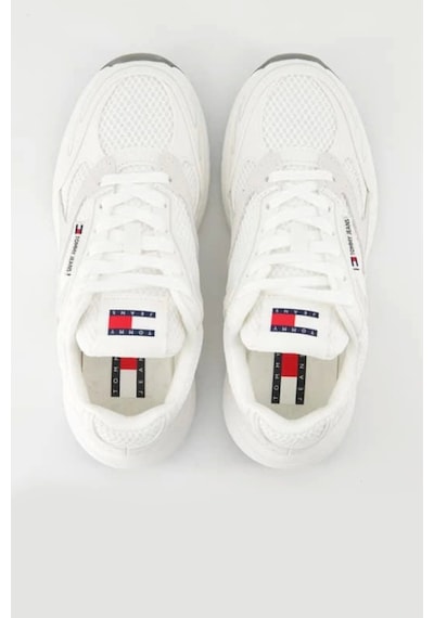 Tommy Hilfiger Tommy Jeans Kadın Bej Mesh Panel Sneaker Bej
