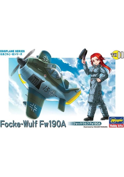 Hasegawa Th11 60121 Focke-wulf Fw190a, Eggplane Serisi Plastik Model Kiti-49002