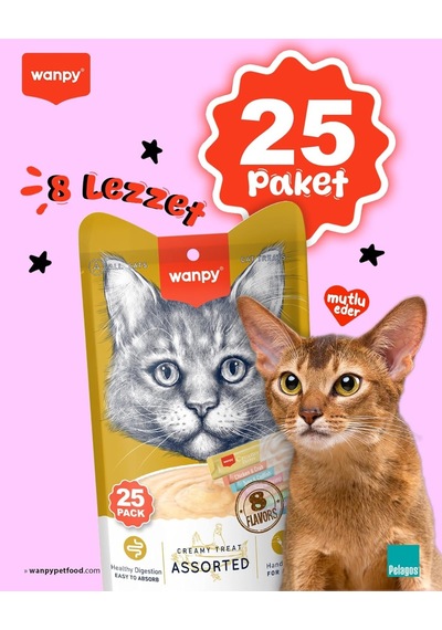 Karışık Sıvı Kedi Ödülü 25x14 Gr