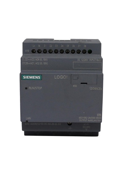 2/24rceo, Logic Module Ps/ı/o: 12/dc 24v/relay 8 D