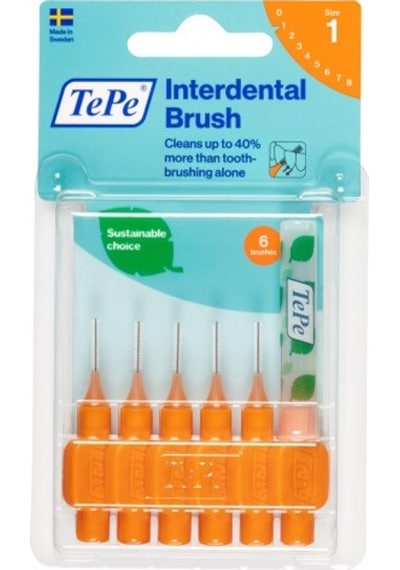 Tepe Interdental Brush Arayüz Fırçası Turuncu 0.45 Mm 6'lı