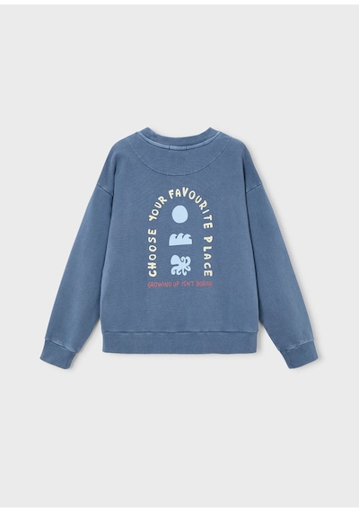 Mayoral Boston Erkek Çocuk Sweatshirt Mavi