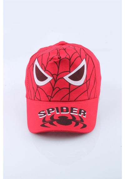 Cappello Kırmızı Spıder Örümcek Erkek Çocuk Şapka Capcoa002 Kırmızı