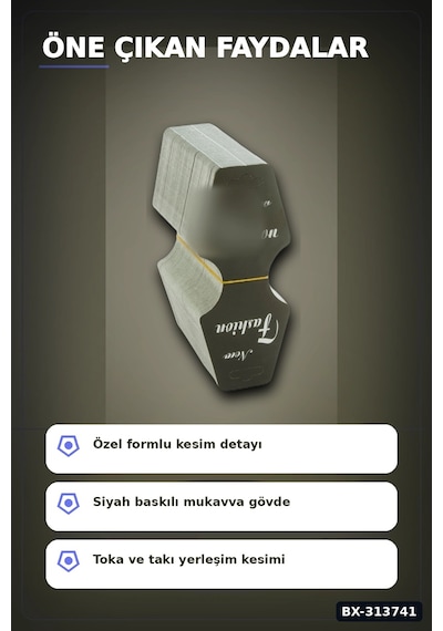 Kraft Mukavva Kolye Toka Kartı 200 Adet 5.5x14 Cm Takı Askılık Düzenleyici Bx-313741