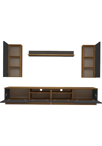 Decoraktiv Trendstyle 5220d Mdf Tv Ünitesi Tv Sehpası Pera - Antrasit