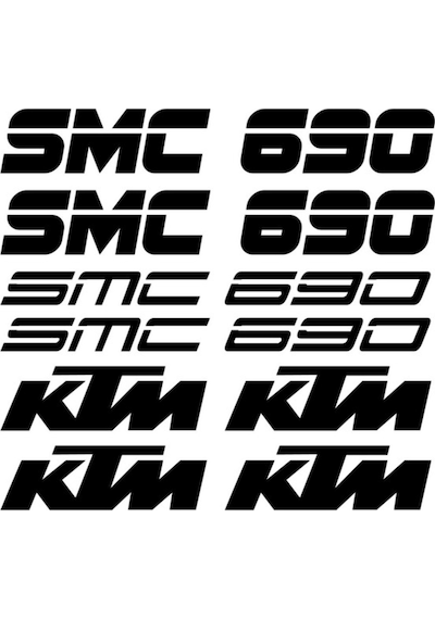 Ktm 690 Smc Sticker Set