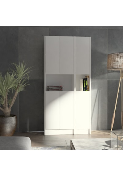 Kuta Flat85 Kitaplık 6 Kapaklı Kütüphane (487094274)