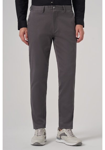 Morven Erkek Füme Pamuk Trend Slim Fit Chino Pantolon 26ks003003050 Füme