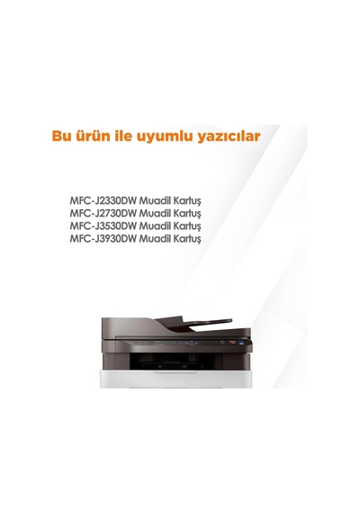 Brother Mfc-j2330dw Uyumlu Set Kartuş / Lc3719xl Set