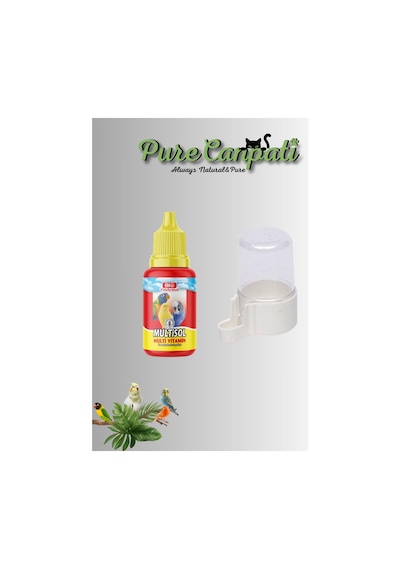 Purecanpati Multisol Kuş Vitamini + Suluğu