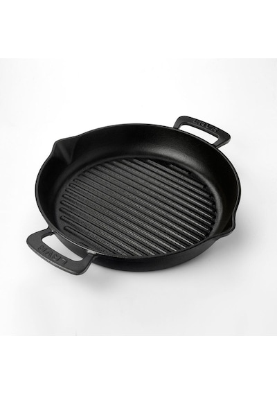 Lava Izgara Tava Döküm Demir 32 Cm Yuvarlak