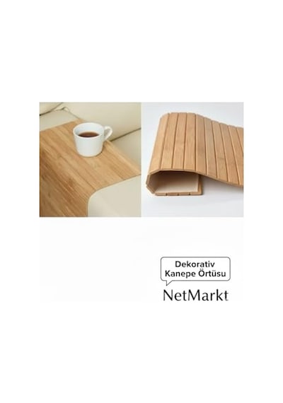 Lüks Bambu Banyo Paspası &amp Amp Mutfak Matı Kaydırmaz Tabanlı, Suya Dayanıklı Çamaşır Makinesi Üstü D Diğer