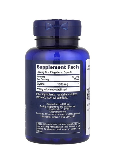 Glycine 1000 Mg 100 Kapsül -amino Acid For Healty Sleep