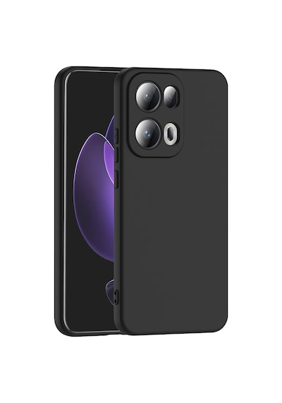 Oppo Reno 13 Pro Kılıf Yumuşak Silikon Kamera Korumalı Lansman Celikaksesuar Siyah