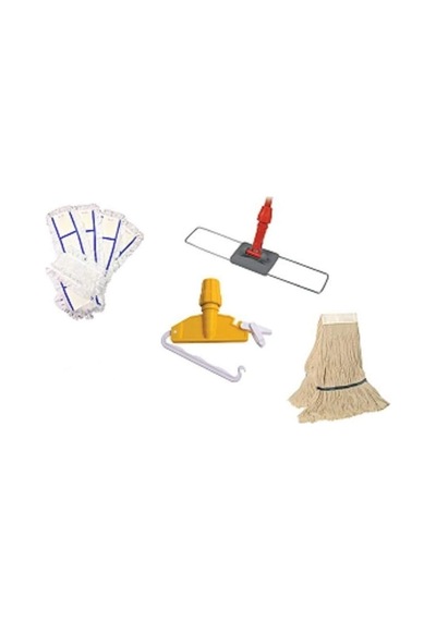Temizlik Seti Temizlik Arabası Full Set - Islak Mop - Presli