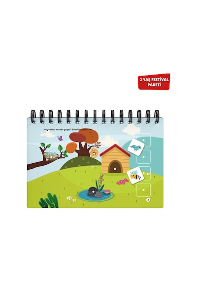 Çocuk Akademi 2 Yaş Dikkat-etkinlik / Şimdi Konuşma Vakti Seti / 2 Yaş Cırt Cırtlı - Cırt Cırtlı Konuşma Vakti