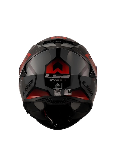Ls2 Storm 2 Kronos Kırmızı-gri Kask Kırmızı