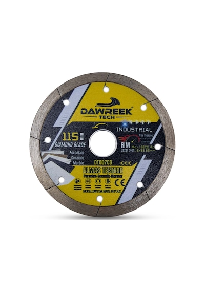 Dawreek Dt007cd 115mm Endüstriyel İnce Segmentli Turbo Elmas Testere Porselen-seramik-mermer