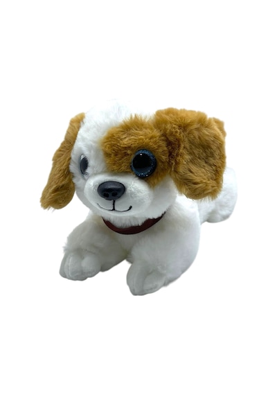 20 Cm Oyuncak Sesli Havlayan Yatan Peluş Köpek Çok Renkli